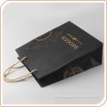 Beautiful black hand bag custom printed paper bag for goody